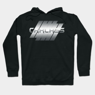 Metallic Illustration carcass Hoodie